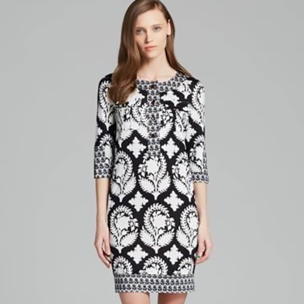 Diane Von Furstenberg Black & White Mini Dress